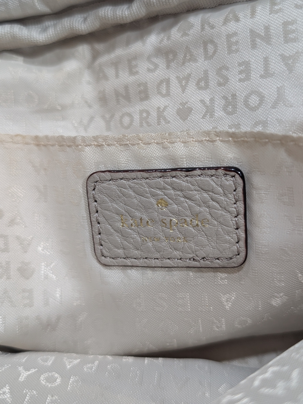 Kate Spade Gray Leather Crossbody